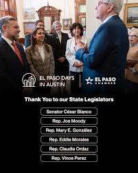 ✨ Thank You to Our Texas State Legislators! ✨ El Paso Days in Austin was a  tremendous success, and we couldn't have done it without the engagement and  support of our Texas