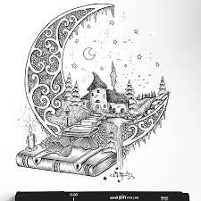 Tiny Worlds And Fantasy Architecture Nature Art Drawings Art Drawings Mandala Drawing