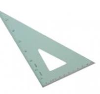 NT-16 PLASTIC TRIANGLE RULER (45X90) | Trinity Marketing Inc.