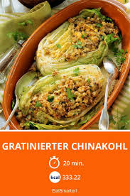 Gratinierter Chinakohl Rezept Rezepte Chinakohl Chinakohl Rezepte