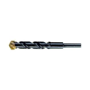 The arrow-shaped carbide tip on a masonry bit is designed to crush concrete and brick, AI generated