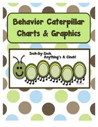 classroom management behavior modification charts graphics caterpillar theme