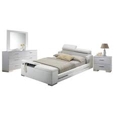 Storage (1) filter by material. Acme Furniture Layla 4 Piece Bedroom Set White Overstock 14252447