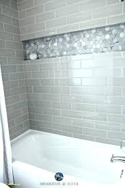 Grey Subway Tile Bathroom Light Gray Subway Tiles Bathroom Bathrooms Remodel Small Bathroom Remodel