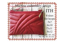 Download Zippered Bag In The Hoop Creative Fabrica SVG Cut Files