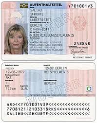 This card does not have a signature or a black stripe on the back. German Residence Permit Wikipedia