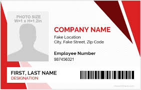 Change the text, choose other fonts, edit the colors and replace the profile photo. 5 Best Employee Id Card Format In Word Microsoft Word Id Card Templates