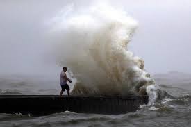 A storm covering twenty percent of lantea that strikes every twenty to thirty years is brewing and is heading straight for the mainland, and then atlantis. High Winds Rain As Tropical Storm Makes Louisiana Landfall