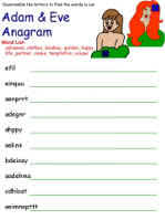 These adam and eve coloring sheets will be a fun activity for your kids to engage in because they will be able to relate to the biblical story which they the free printable adam and eve coloring pages online will instill good moral teachings in your child, especially at a young age when they need to. Adam And Eve Printable Worksheets