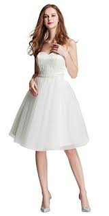 Welche brautkleider bieten wir ihnen? Kurze Brautkleider In Ivory Und Weiss Bei Amazon