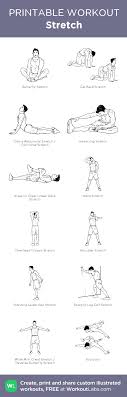 Stretch My Visual Workout Created At Workoutlabs Com Click Through To Customize And Download As A Free Pdf Customworkout Workout Exercise Fitness Body