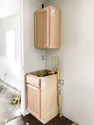 unfinished wood cabinets to make the