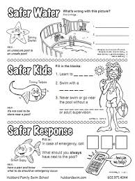 In addition, the kid is carried away and does not bother his complex duck and camomile coloring page. Free Printable Swimming Safety Coloring Pages For Kids