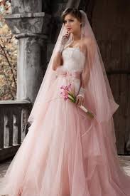 Vintage Pink Wedding Pink Wedding Dresses Blue Wedding Dresses Wedding Dress With Veil