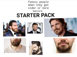 Older famous men with beards. Famous People When They Get Older Or More Mature Starter Pack Starterpacks