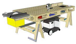 Portable, fast & easy setup, solid design, and clean. Paulk Workstation Ii With Router Table The Most Popular Diy Workbench Now More Refined And Flexible