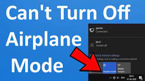 Many keyboards, especially internal ones that come with laptops, have a dedicated key for turning the wifi on or off. Fix Can T Turn Off Airplane Mode In Windows 10 Youtube
