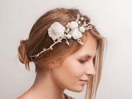 Mermaid Crown, Pearl Wedding Mermaid Headband, Pearl Bridal Headband,  Flower Girl Hair Wreath, Bridesmaid Hairband, Crown Wedding Hair