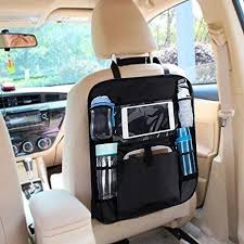 Car Backseat Organizer With Tablet Holder For Kids And Toddlers Strong Buckles Use As Universal Auto Vehicl Car Seats Backseat Car Organizer Backseat Organizer