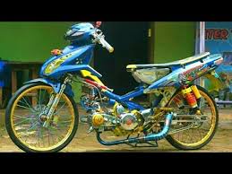 Foto modifikasi supra x 125 airbrush pemenang kontes modifikasi. Racing Style Honda Supra X 125 Modifikasi Drag Bike Thailook Agaclip Make Your Video Clips