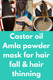 In a bowl, add olive oil and coconut oil. Castor Oil Amla Powder Mask For Hair Fall Hair Thinning This Mask Is Specially For Hair Fall And Hair Thinning For T Amla Hair Oil Amla Powder Hair Hair Mask
