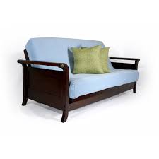 Buy denali warm cherry queen wall hugger futon frame by strata furniture: Strata Lexington Wall Hugger Futon Frame Dark Cherry Hayneedle