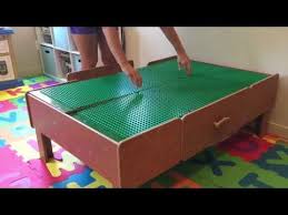 How To Convert Kid 39 S Imaginarium Train Table Into A Lego X2f Duplo Table Youtube Lego Table Diy Duplo Table Train Table