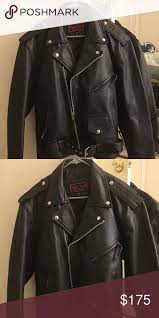 Lucky Leather Motorcycle Jacket Size 46 Leather Motorcycle Jacket Jackets Clothes Design