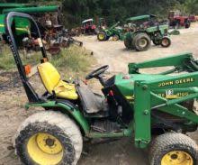 This machine has a 60 inch cut belly mower and rear and mid pto. Used John Deere 4100 Tractor For Sale Machinio