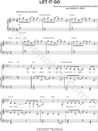 Let It Go From Frozen Sheet Music In F Minor Transposable Download Print Sheet Music Music From Frozen Flute Sheet Music