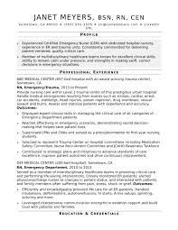 Hospital Nurse Resume Sample Monster Com