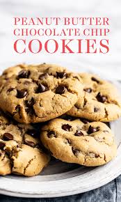 Peanut Butter Chocolate Chip Cookies Handle The Heat Peanut Butter Chocolate Chip Cookies Chocolate Chip Cookies Peanut Butter Dessert Recipes