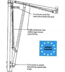 Bras De Levier Premier Ouverture Interieure Porte Garage Ressorts Ouverture