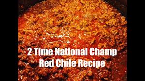 So what's the difference between a real texas chili recipe and other chili recipes? 2005 2009 National Champion Red Chili Recipe How To Make A Red Chili Youtube