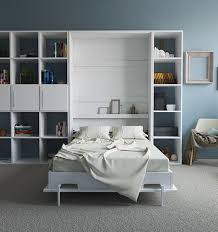 Smartbett Schrankbett Basic 120x200 Vertikal Weiss Mit Gasdruckfedern 879 95 Schrankbett Schrankbett Klappbett 1 Zimmer Wohnung