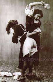 Maid spanking