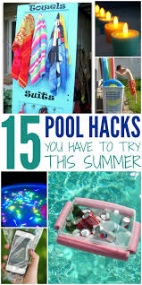 Pool Fun 21 Pool Storage And Other Ideas For Poolside Fun Pool Hacks Pool Storage Pool Life