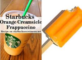 Zero sugar, lightly fizzy, with nothing artificial. Starbucks Orange Creamsicle Frappuccino Starbucks Secret Menu