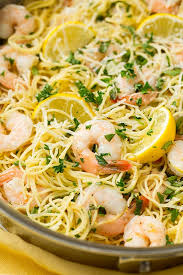 Lemon caper pasta with scallops. Lemon Parmesan Angel Hair Pasta With Shrimp Cooking Classy