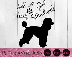 Download Standard Poodle Svg Poodles Svg Just A Girl With Standards Svg Pood By T S Tees Vinyl Studio Thehungryjpeg Com