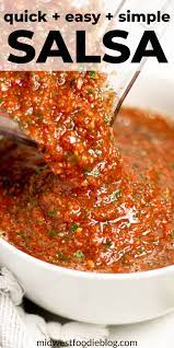 5 Minute Restaurant Style Salsa Recipe Mexican Salsa Recipes Mexican Food Recipes Restaurant Style Salsa