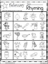 Kindergarten Rhyming Worksheets For February Madebyteachers Rhyming Worksheet Kindergarten Practice Rhyming Activities