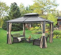 10x10ft Font B Steel B Font Outdoor Gazebo Metal Gazebo Hardtop Gazebo