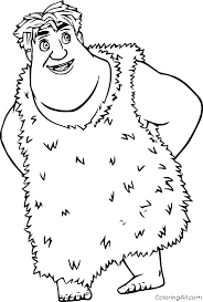 Enjoy this amazing coloring page from movie the croods! The Croods Coloring Pages Coloringall