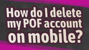 Check spelling or type a new query. How Do I Delete My Pof Account On Mobile Youtube