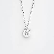 As a custom jewelry shop, we are dedicated to creating the jewelry design that is most meaningful to you. Personalized Sterling Silver Message Charm Necklace Inspirational Gift Custom Quote Jewelry 9mm Minimalist Jewelry Littionary