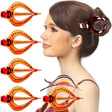 Amazon.com : RC ROCHE ORNAMENT 6 Pcs Womens Hollow Vintage Elegant Curved  Chic Premium Plastic Hair Firm Grip Non Slip Side Slide Fashion Accessory  ...