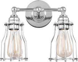 | chrome vanity lighting fixtures. Feiss Vs24002ch Calgary Modern Chrome 2 Light Bathroom Vanity Light Fixture Mf Vs24002ch