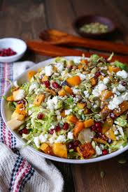 shaved brussels sprout salad with
