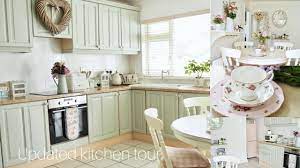 However, i really want white kitchen cabinets and the idea of chalk painting them is very appealing. Kitchen Tour Shabby Chic And Cottage Style Decor Youtube